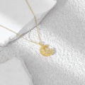 Celestial Hollow Moon Necklace