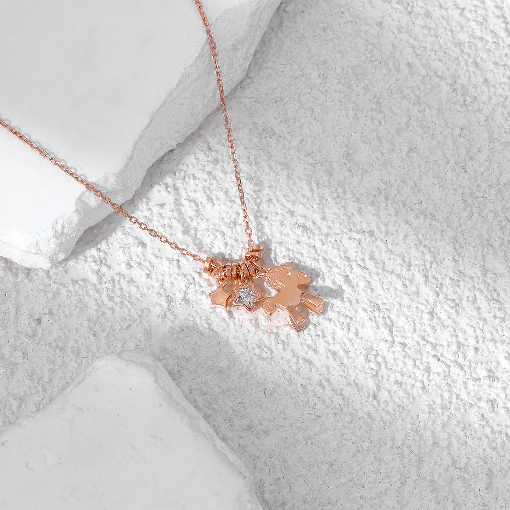 Horse Charm Necklace