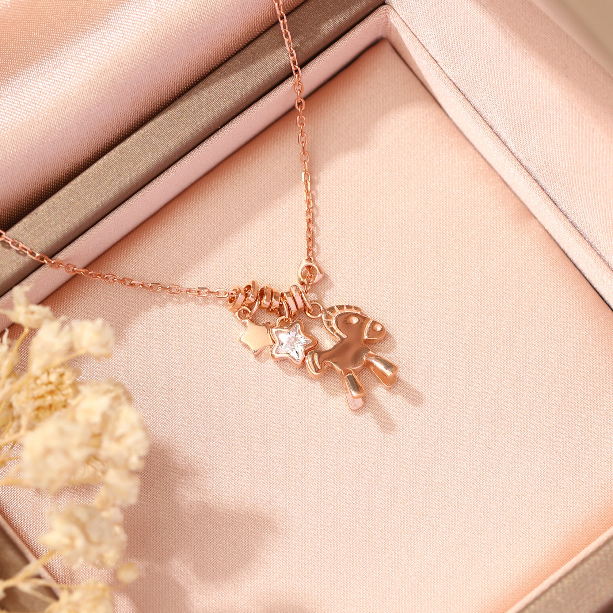 Horse Charm Necklace