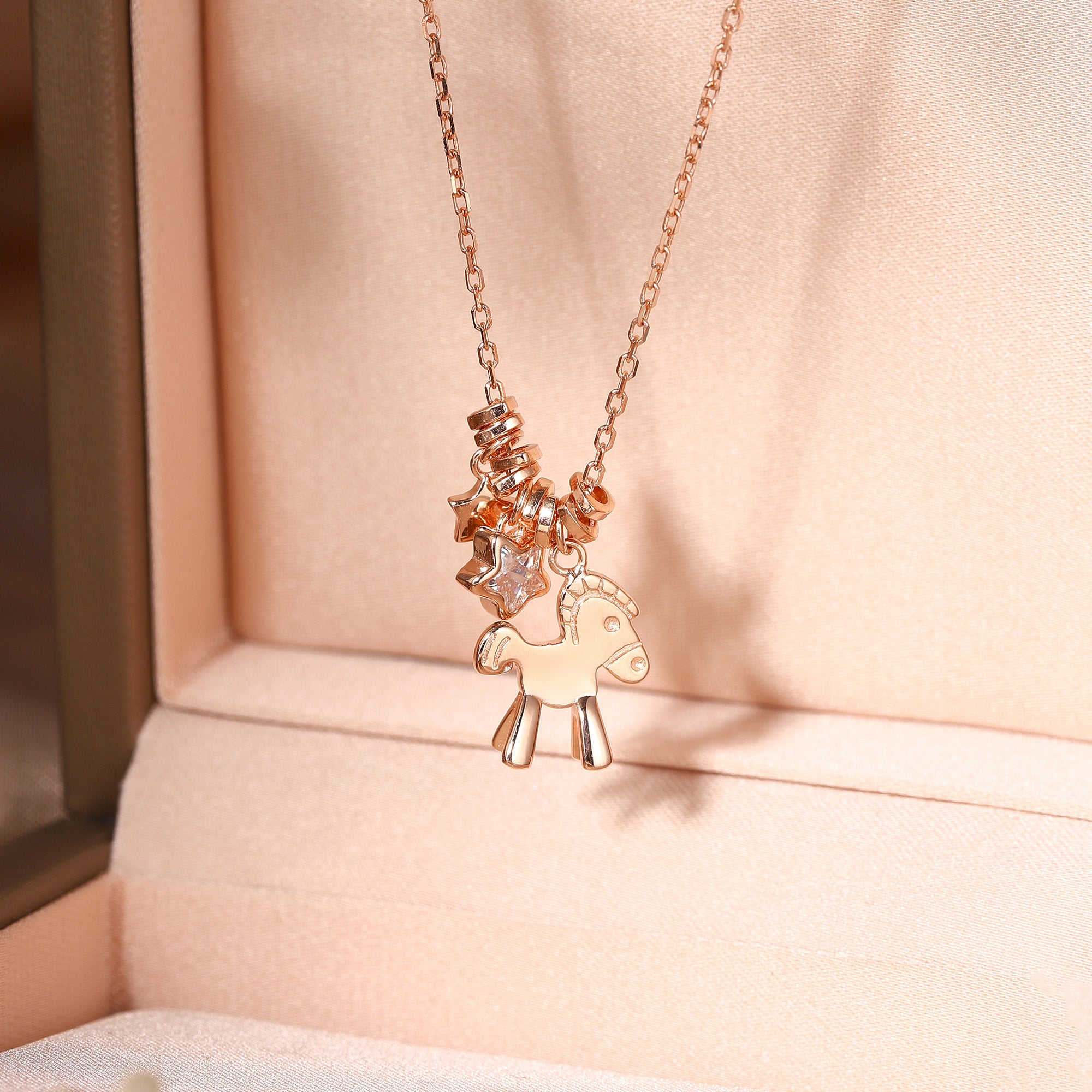 Horse Charm Necklace