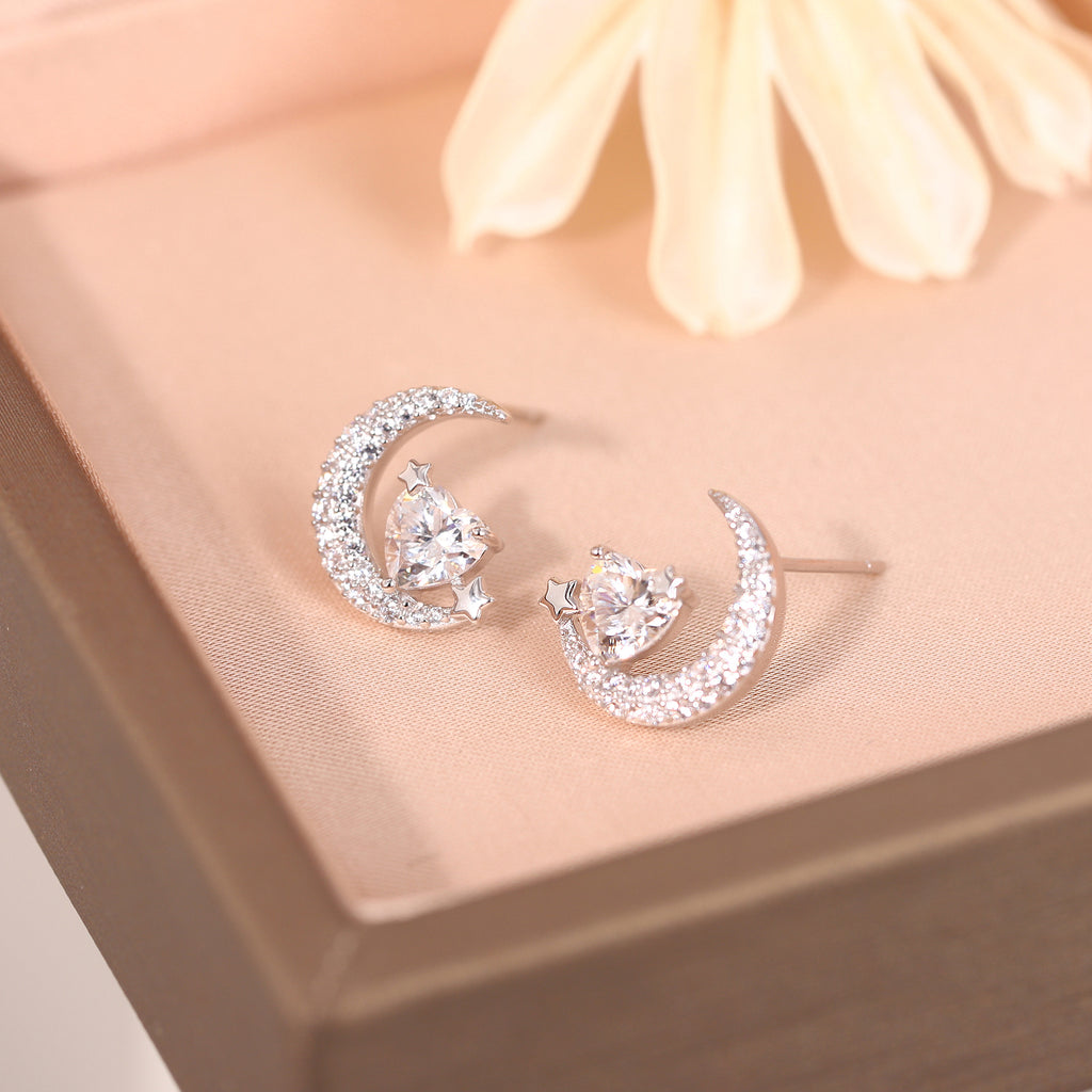 Luna Crescent Studs
