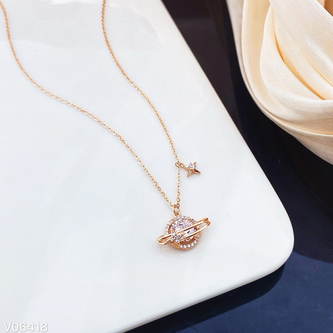 Starry Planet Necklace